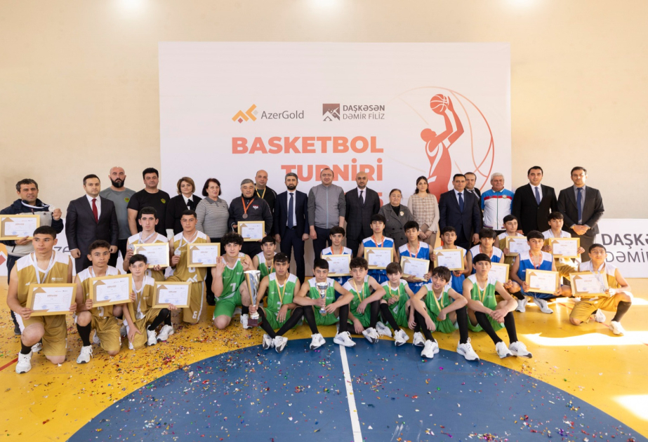 Basketball tournament held among schoolchildren in Dashkasan