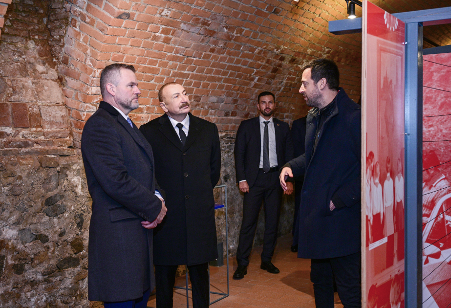 Presidents of Azerbaijan and Slovakia visited Devin Castle in Bratislava VIDEO