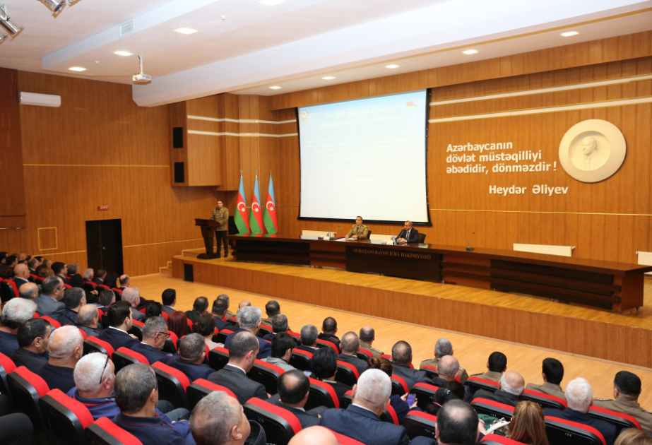 Mülki müdafiə sahəsində görülmüş işlər və qarşıda duran vəzifələr müzakirə olunub