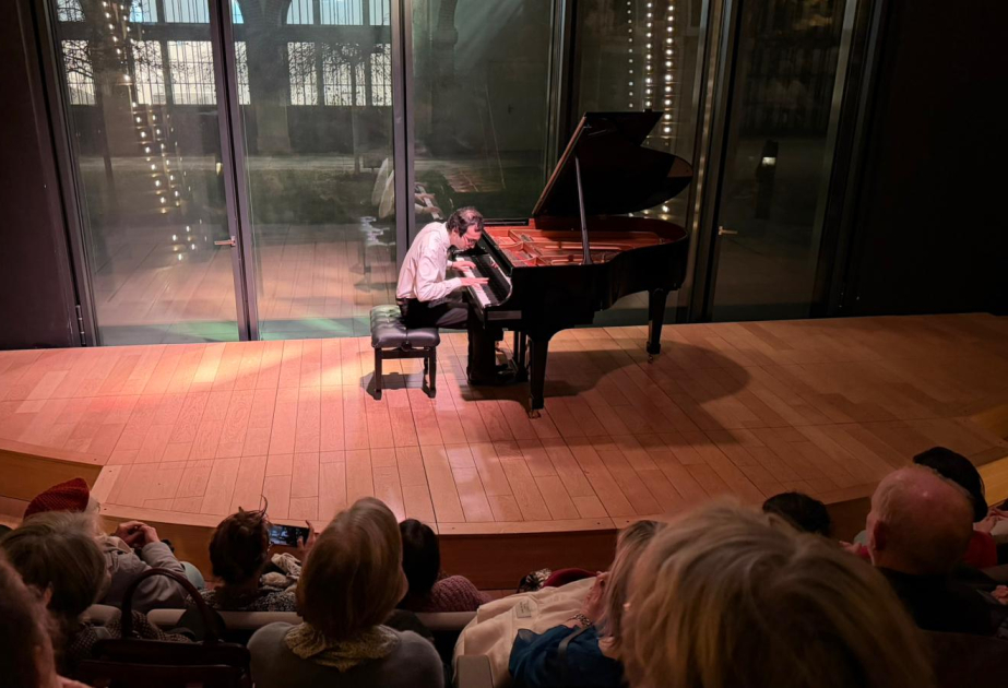 Azerbaijani pianist Eldaniz Alakbarzada performs in Paris