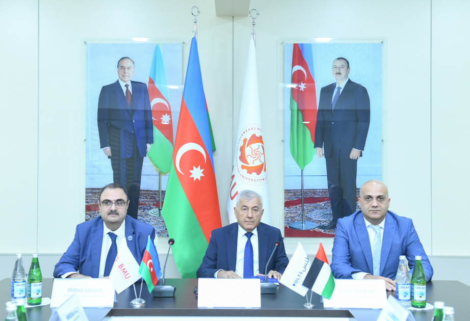 BMU ilə “Turan Volts Energy” arasında memorandum imzalanıb