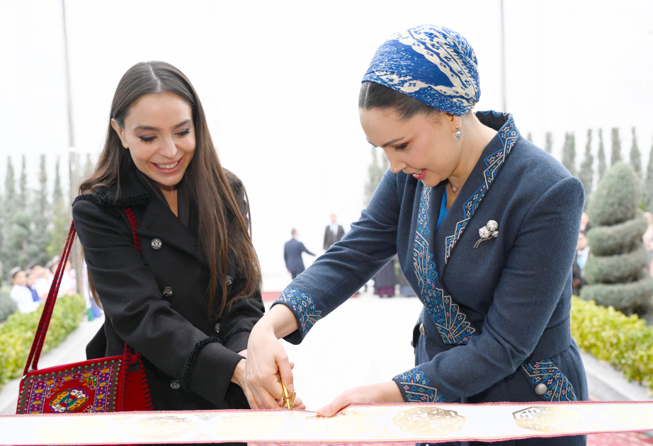 Leyla Əliyeva Türkmənistanda Qayğıya ehtiyacı olan uşaqlara yardım üzrə xeyriyyə Fondunun Avaza filialının açılış mərasimində iştirak edib