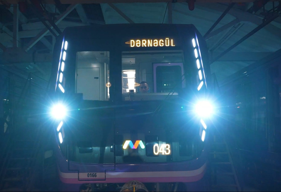 Bakı metrosunda daha bir yeni nəsil qatar xəttə buraxılıb