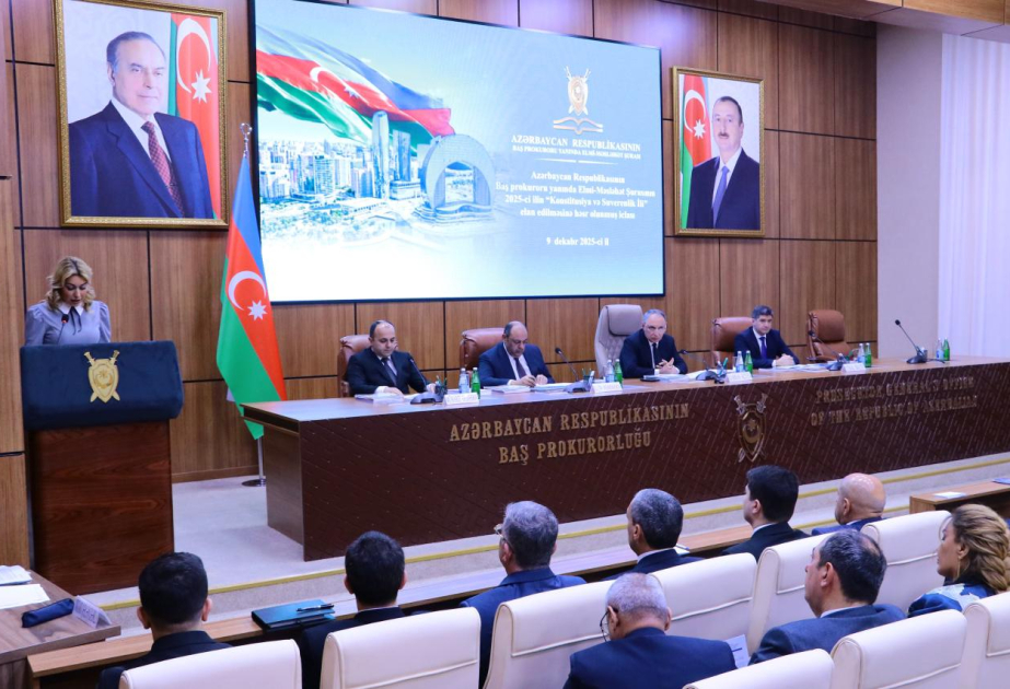 Baş prokuror yanında Elmi-Məsləhət Şurasının növbəti iclası keçirilib