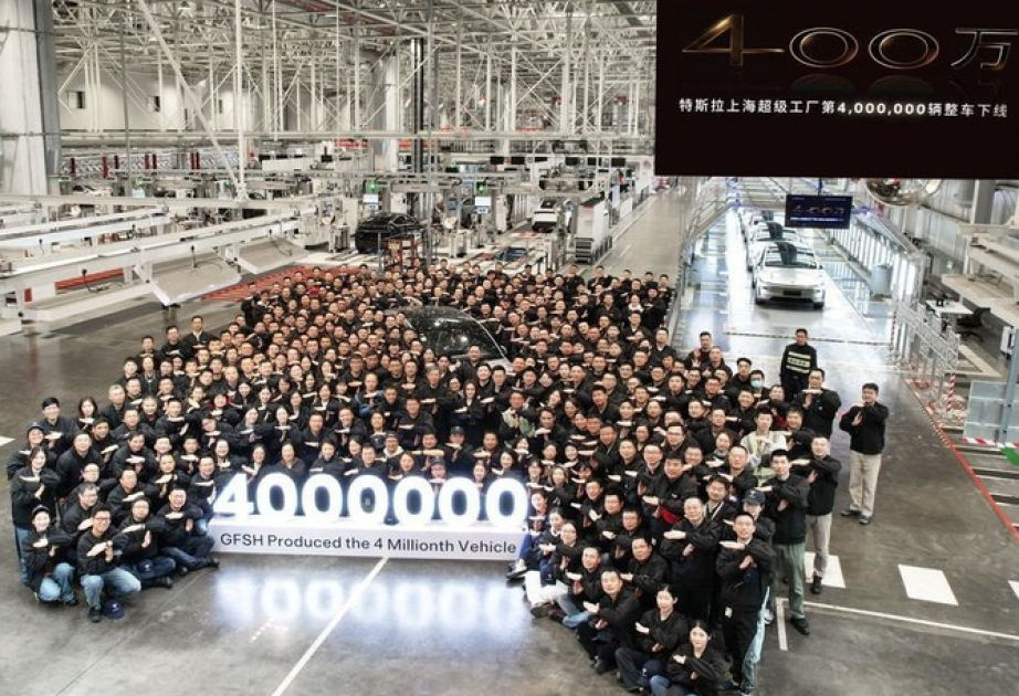 Tesla-Fabrik in Shanghai erreicht 4-Millionen-Marke bei Fahrzeugproduktion