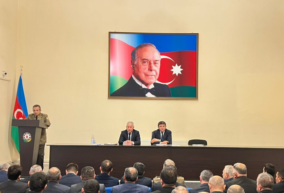 Ağstafada mülki müdafiə sahəsində qarşıda duran vəzifələr müzakirə olunub