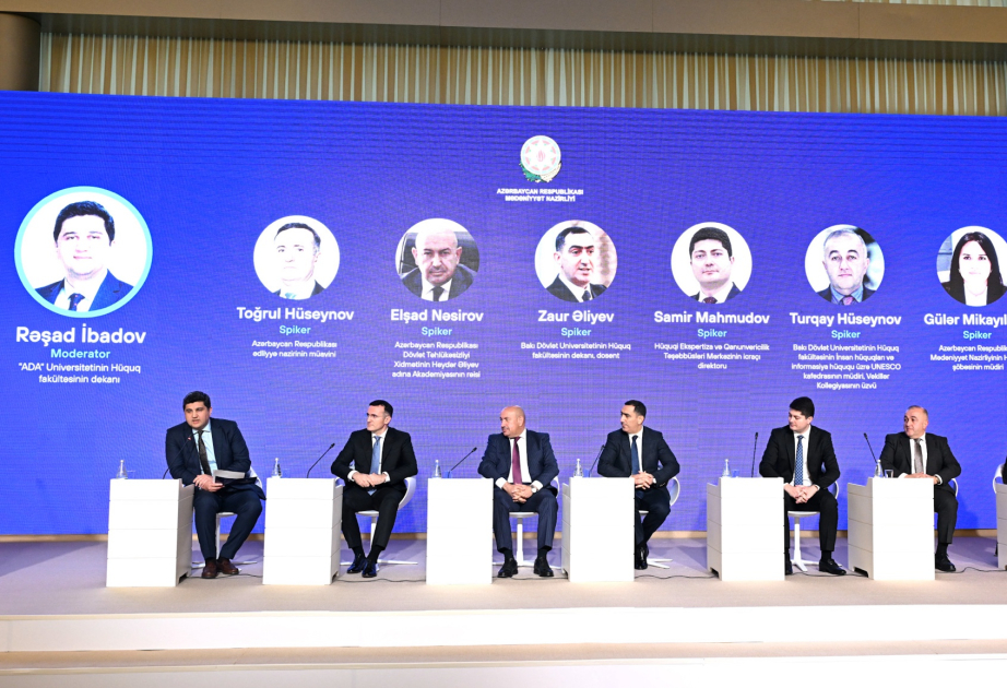 Panel sessiya: Azərbaycan Respublikasının Konstitusiyası və mədəni dəyərlərimiz