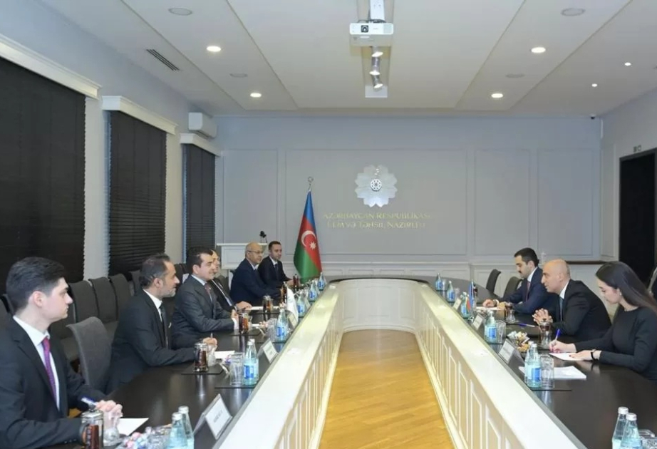 Entretien entre le ministre azerbaïdjanais des Sciences et de l’Éducation et le Directeur général de l’ICESCO à Bakou