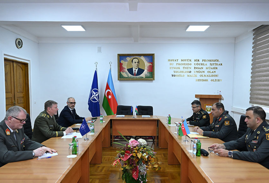 Müdafiə Nazirliyinin hərbi mütəxəssisləri ilə NATO-nun nümayəndələri görüşüblər