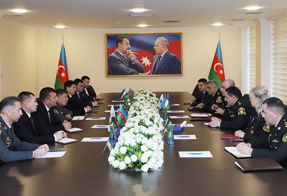Uzbek defense delegation visits Azerbaijan’s State Service for Mobilization and Conscription