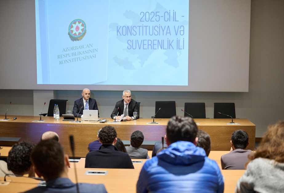 Strasburqda “Konstitusiya və Suverenlik İli”nə həsr edilmiş tədbir keçirilib