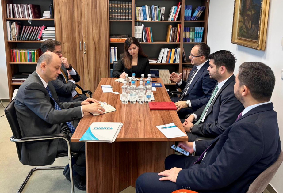 TÜRKPA Baş katibi TDT-nin Budapeştdəki nümayəndəliyinin icraçı direktoru ilə görüşüb