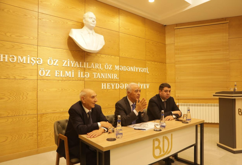 BDU-da “Heydər Əliyev mühazirələri”nin növbəti görüşü olub