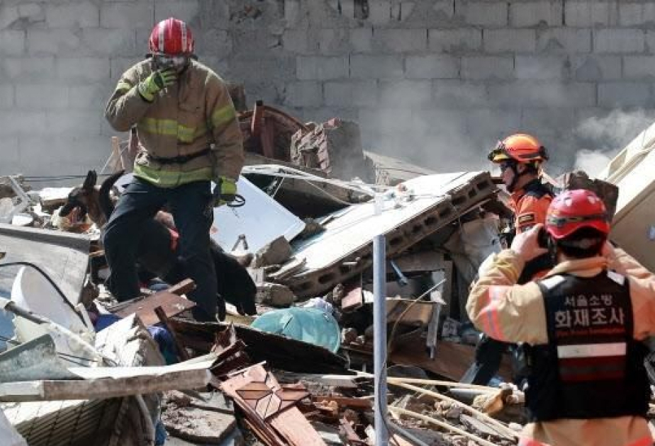 Corée du Sud: l’éffondrement sur un chantier fait 1 mort et 3 ouvriers ensevelis