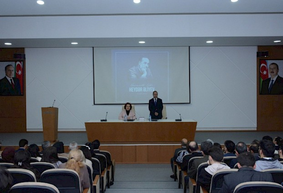 İlahiyyat İnstitutunda Ümummilli Lider Heydər Əliyevin anım günü ilə bağlı tədbir keçirilib