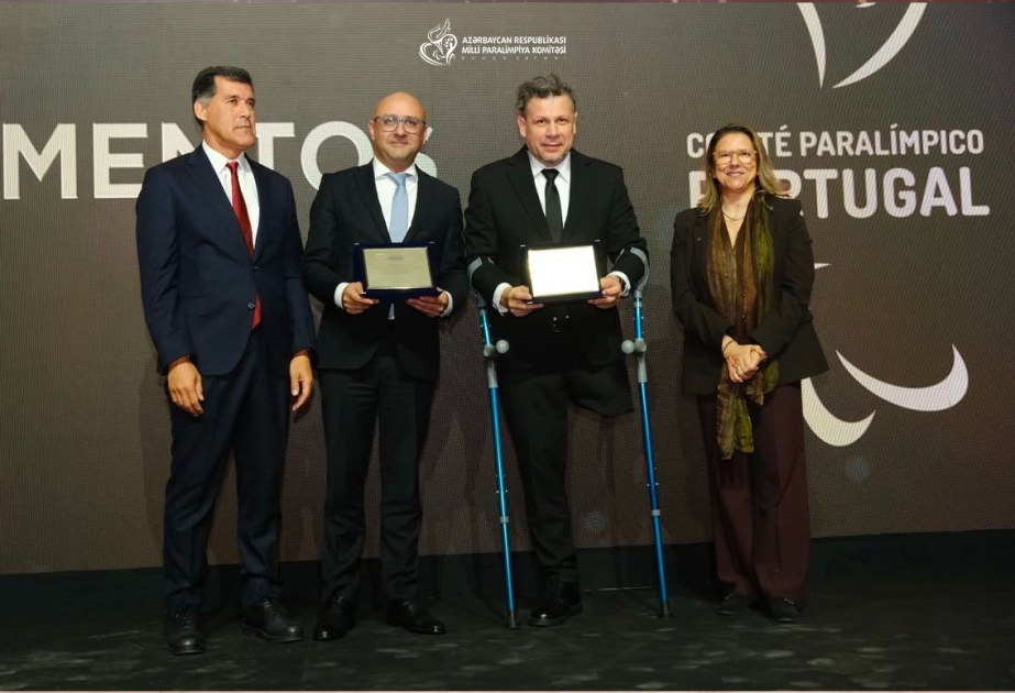 Azərbaycan Milli Paralimpiya Komitəsinə Lissabonda təşəkkürnamə təqdim edilib