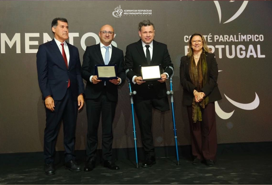 Letter of gratitude presented to Azerbaijan Paralympic Committee in Lisbon