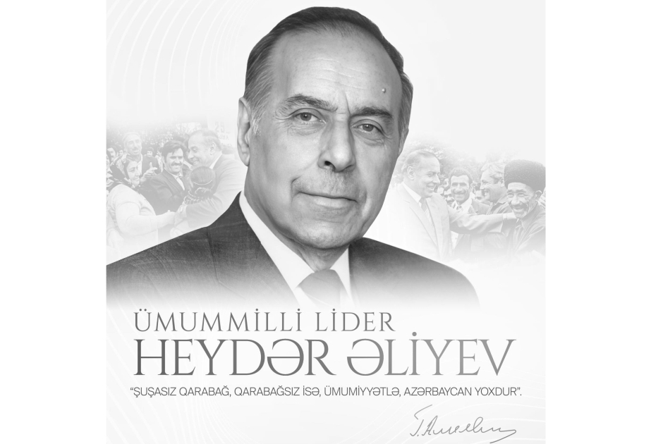 El Presidente Ilham Aliyev comparte una publicación dedicada al Líder Nacional Heydar Aliyev