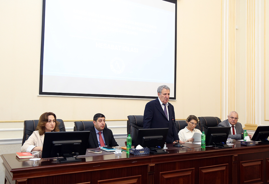 Arxeologiya və Antropologiya İnstitutu elmi fəaliyyətinə dair illik hesabat verib