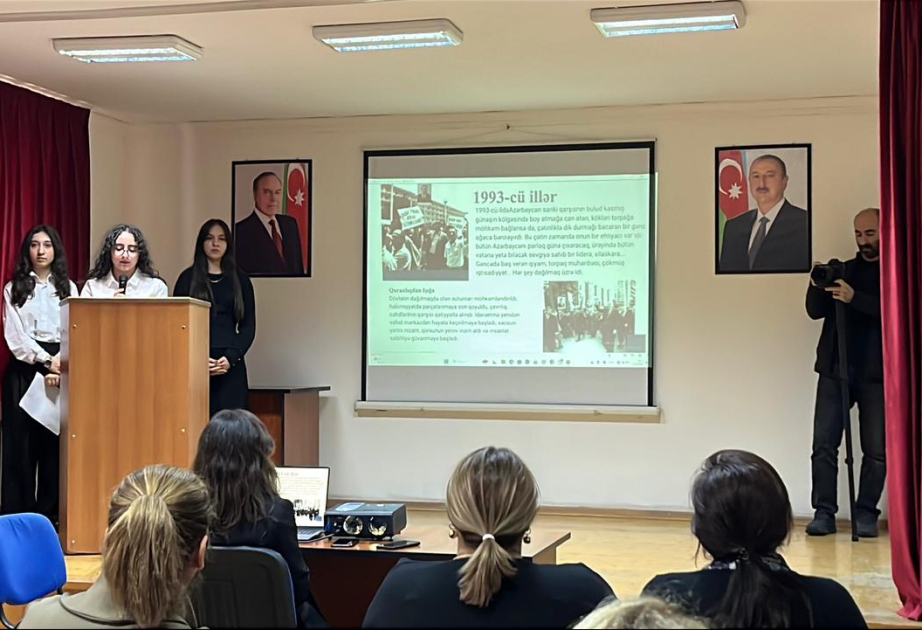 Pedaqoji Universitetdə Ümummilli Liderin anım gününə həsr edilmiş silsilə tədbirlər keçirilib