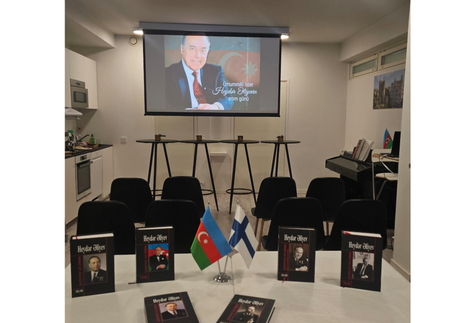 Memory of National Leader Heydar Aliyev commemorated in Helsinki