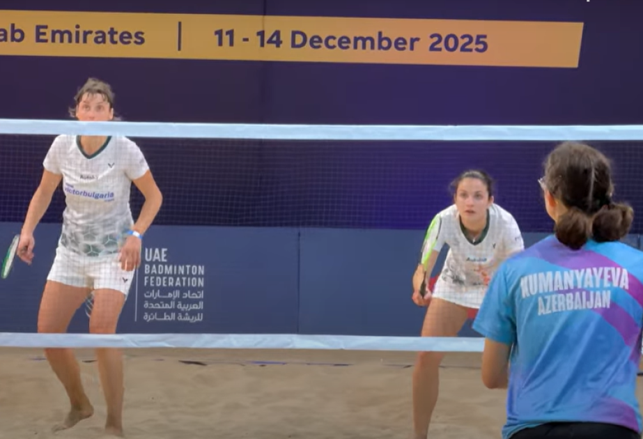 Los bádmintonistas azerbaiyanos participan en la Copa del Mundo celebrada en Sharjah