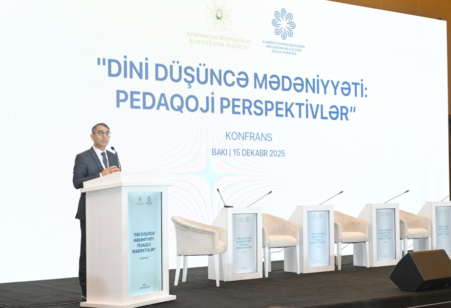 Bakıda “Dini düşüncə mədəniyyəti: pedaqoji perspektivlər” mövzusunda konfrans keçirilib YENİLƏNİB VİDEO