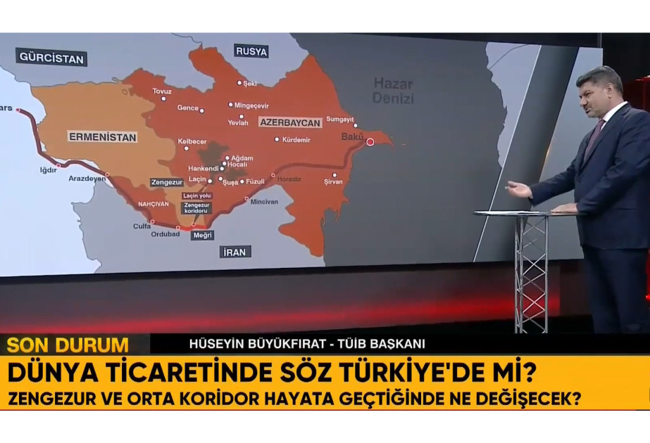Телеканал CNN Türk: Благодаря Зангезурскому коридору возрастет политический и экономический вес Анкары и Баку