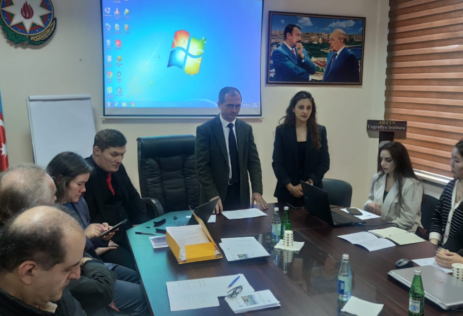 Almaniya universitetinin nümayəndələri Coğrafiya İnstitutunda olublar