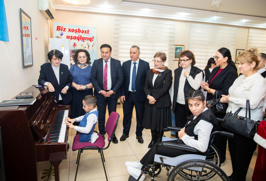 Əlilliyi olan uşaqlar üçün sosial xidmət müəssisəsinə infotur təşkil edilib