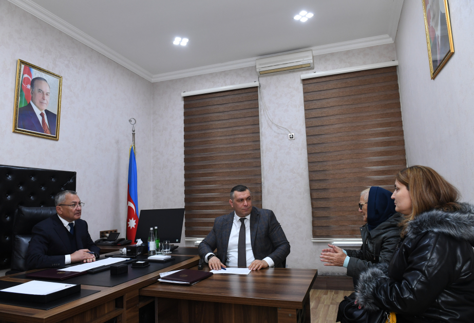 Keçmiş məcburi köçkünlərin müraciətləri dinlənilib