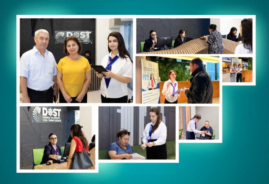 On bir ayda DOST mərkəzlərində 811 min vətəndaşa xidmət göstərilib