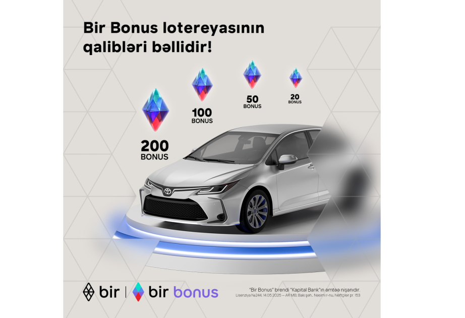 ® Определились победители лотереи Bir Bonus