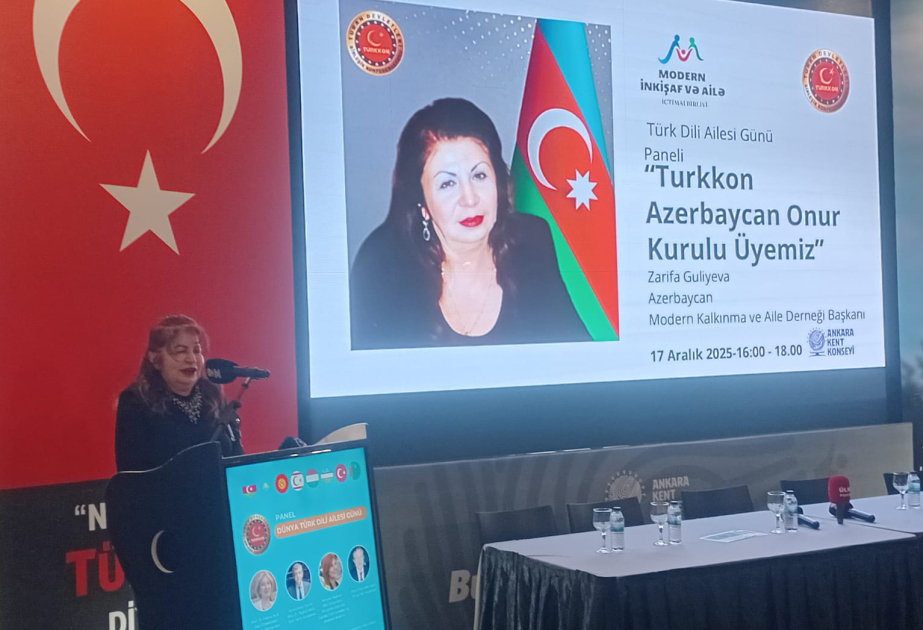 Ankarada türk xalqlarının dil birliyi mövzusunda panel müzakirələr keçirilib