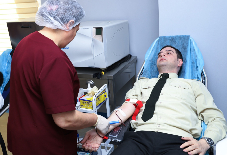 Səfərbərlik və Hərbi Xidmətə Çağırış üzrə Dövlət Xidmətində qanvermə aksiyası keçirilib