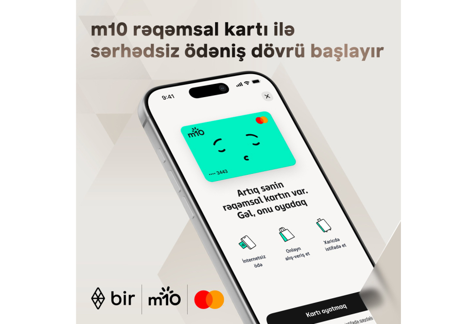 ®  A new payment initiative by Bir Ecosystem: unlimited payments begin with m10 digital card