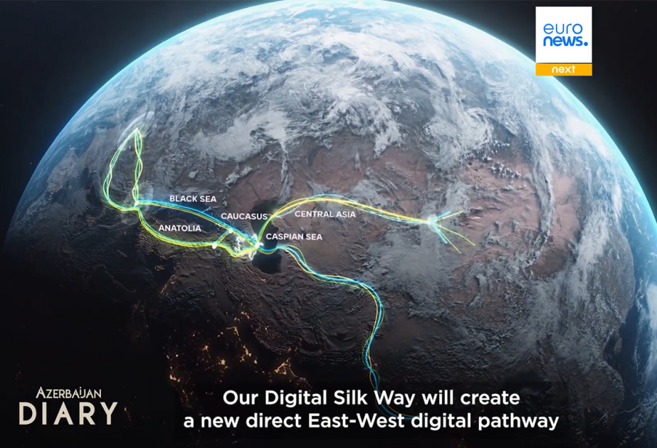 ®  Euronews airs special program on Trans-Caspian Fiber-Optic Cable Line – VIDEO