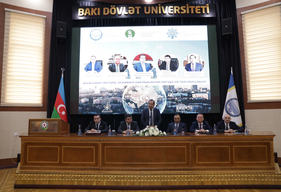 Qalib lider amili: Ölkəmizin dünyada artan nüfuzu və yeni reallıqlar - BDU-da tədbir