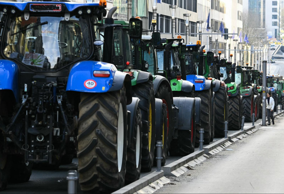 Brüssel: Tausende Landwirte demonstrieren gegen Mercosur-Abkommen
