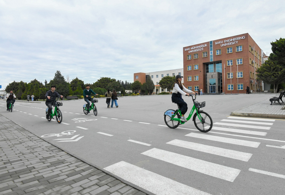 BMU kampusunda velosiped infrastrukturu istifadəyə verilib