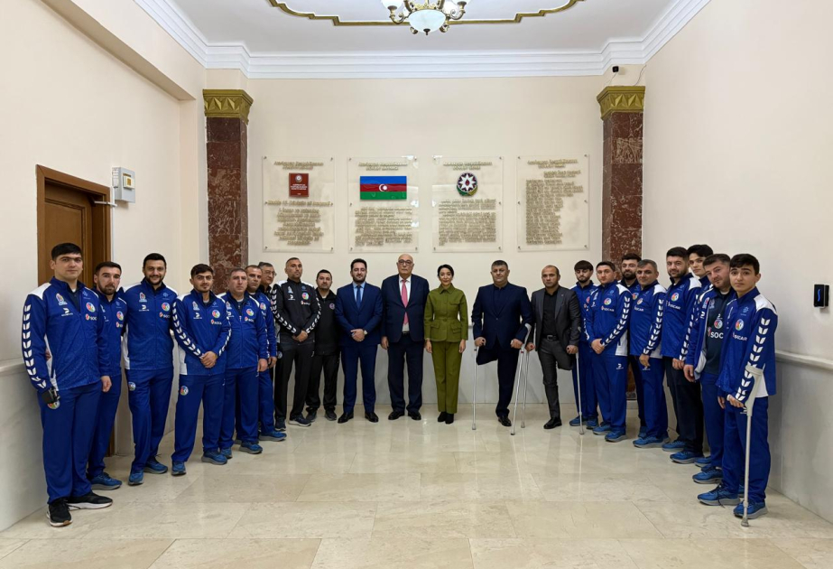 Ombudsman Aparatında milli amputant futbol komandasının uğurları müzakirə olunub