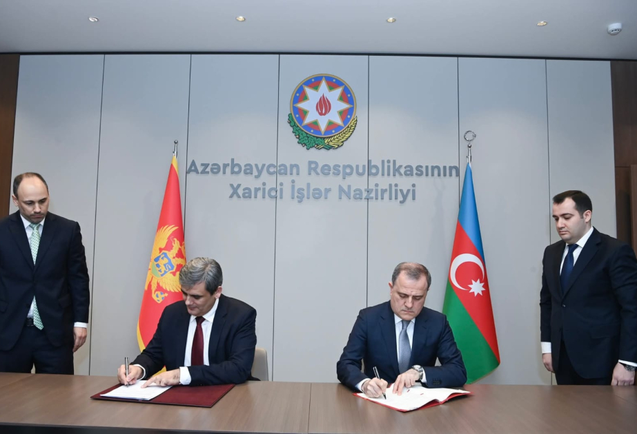 Azərbaycan və Monteneqro arasında konsulluq sahəsində əməkdaşlığa dair Anlaşma Memorandumu imzalanıb