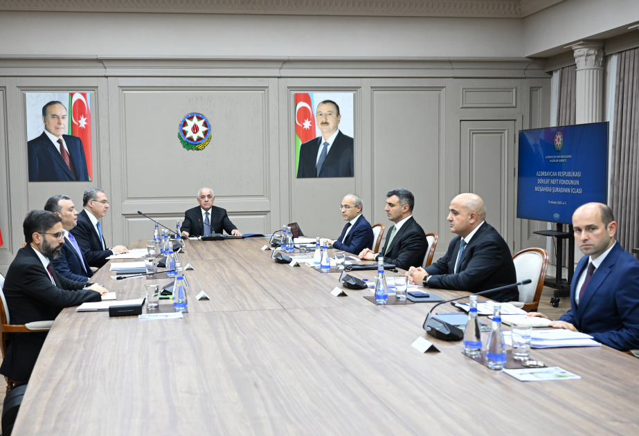 Sitzung des Aufsichtsrats des Staatlichen Öl-Fonds Aserbaidschans abgehalten