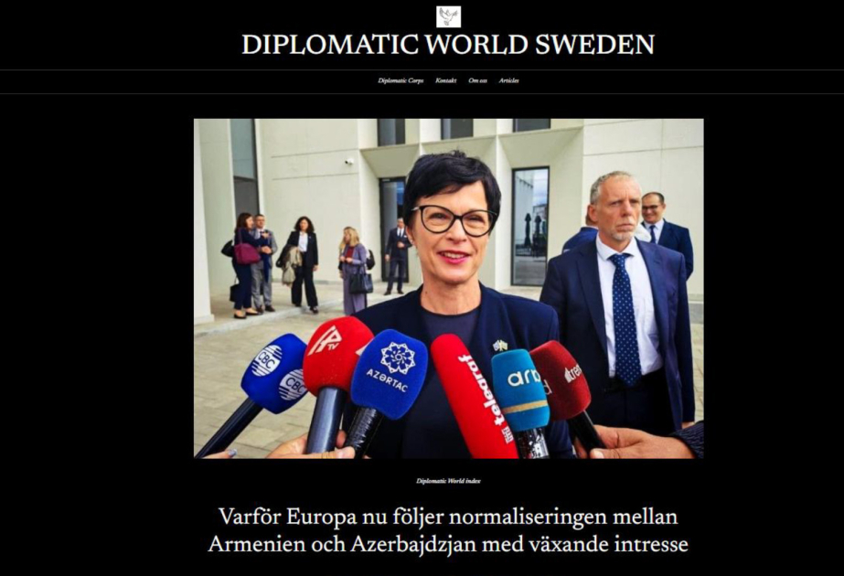 Diplomatic World Sweden publishes article on Europe's growing interest in South Caucasus