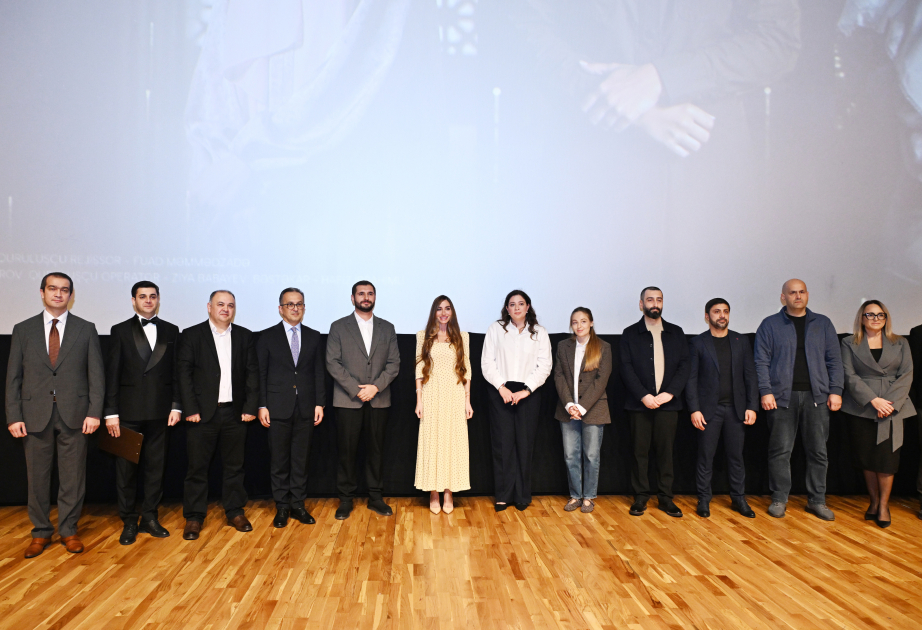 Arzu Əliyeva “Harmoniya” sənədli filminin təqdimatında iştirak edib VİDEO