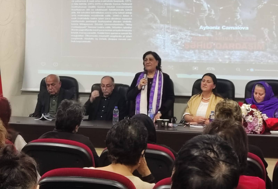 "Adını tarixə yazan şəhid qardaşım" kitabının təqdimatı olub