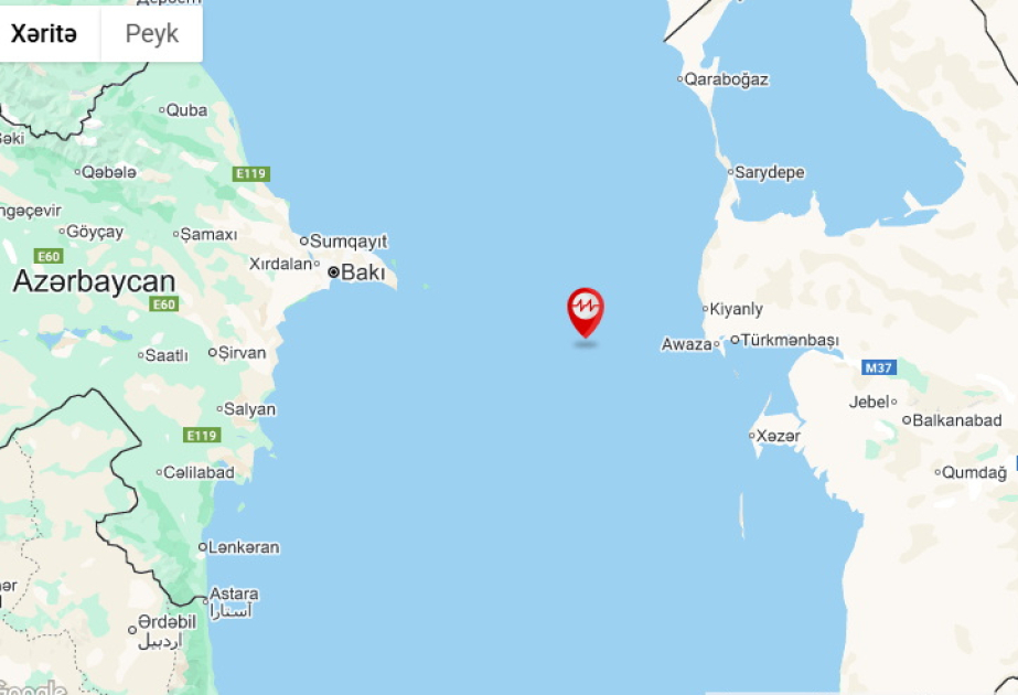 Erdbeben im Kaspischen Meer