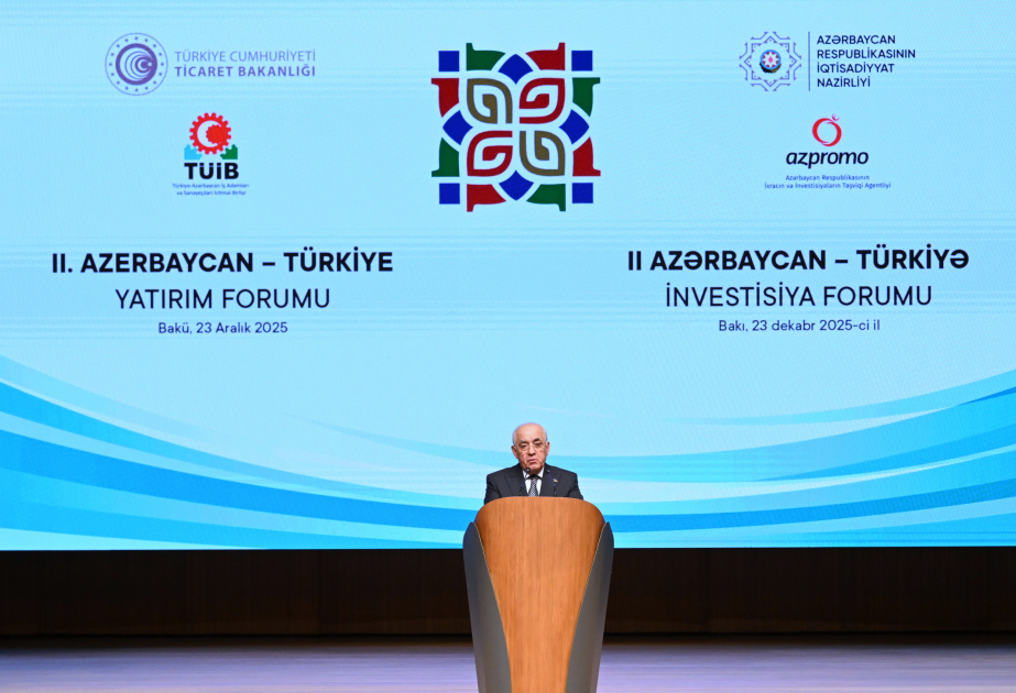 Baş nazir: Azərbaycan-Türkiyə İnvestisiya Forumu yeni layihələrin müzakirəsi üçün mühüm platformadır VİDEO