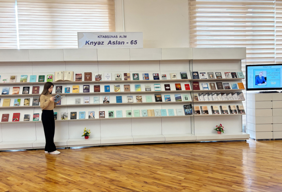 Milli Kitabxanada kitabşünas alim Knyaz Aslanın 65 illiyinə həsr olunmuş kitab sərgisi açılıb