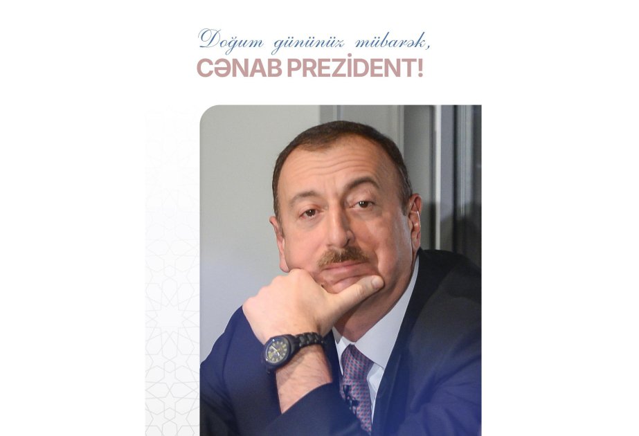 La première vice-présidente Mehriban Aliyeva partage une publication liée à l’anniversaire du président Ilham Aliyev